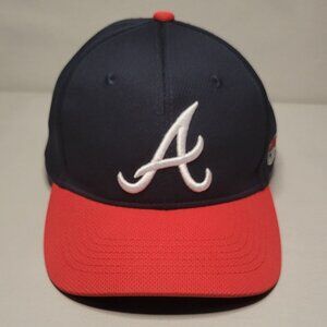 KIDS YOUTH ATLANTA BRAVES Hat Cap STRAP Back Blue Embroidered Logo MLB